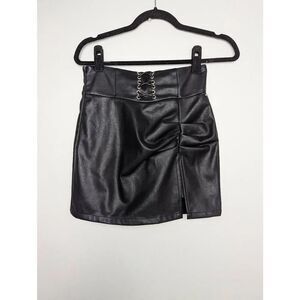 Barbie Chill faux leather mini skort Medium